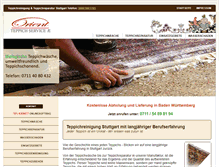 Tablet Screenshot of orient-teppich-service.de